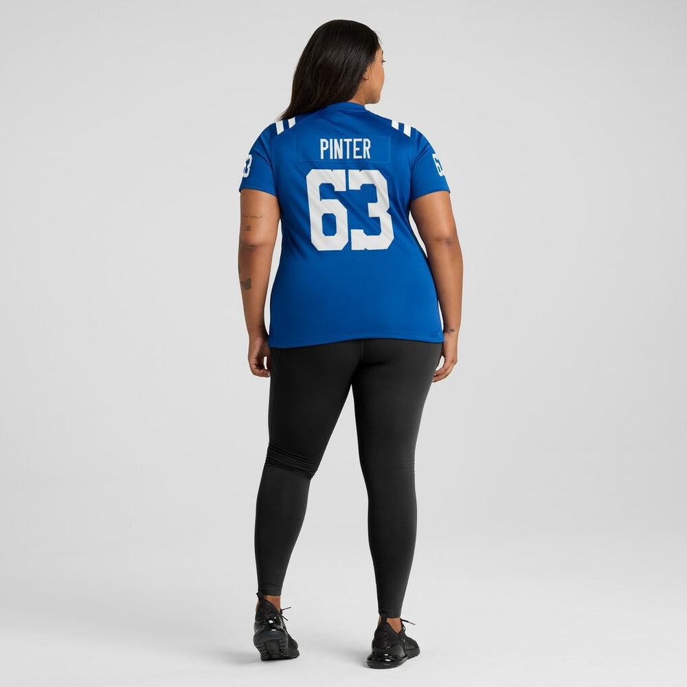 Danny Pinter Indianapolis Colts Women's Game Jersey - Royal - Nike