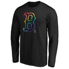 Boston Red Sox Team Pride Logo Long Sleeve T-Shirt Outlet