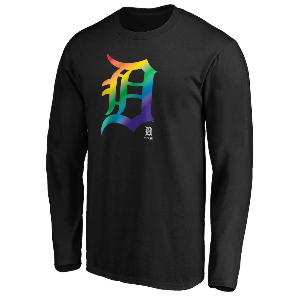 Detroit Tigers Team Pride Logo Long Sleeve T-Shirt Online