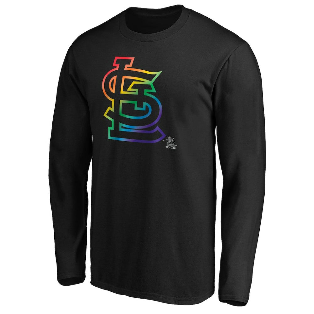 St. Louis Cardinals Team Pride Logo Long Sleeve T-Shirt for sale