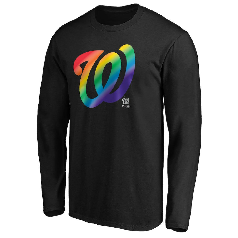Washington Nationals Team Pride Logo Long Sleeve T-Shirt for sale