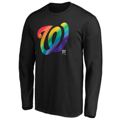 Washington Nationals Team Pride Logo Long Sleeve T-Shirt for sale
