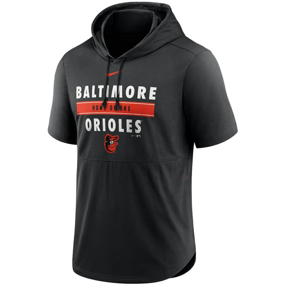 Baltimore Orioles Nike Home Team Short Sleeve Performance Hoodie Top Sale