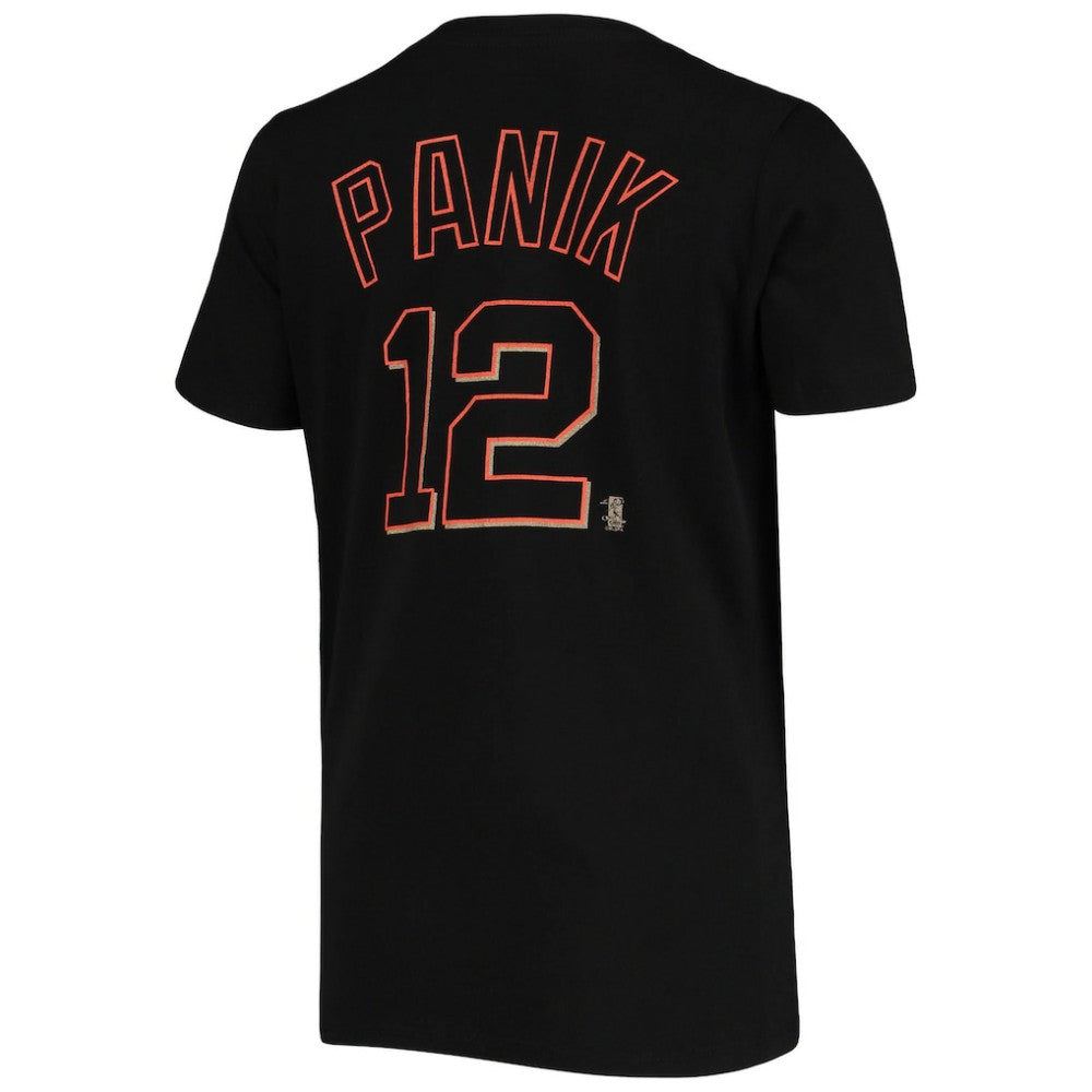 Joe Panik San Francisco Giants 5th & Ocean by New Era Women's Script Name and Number V-Neck T-Shirt Black Discount