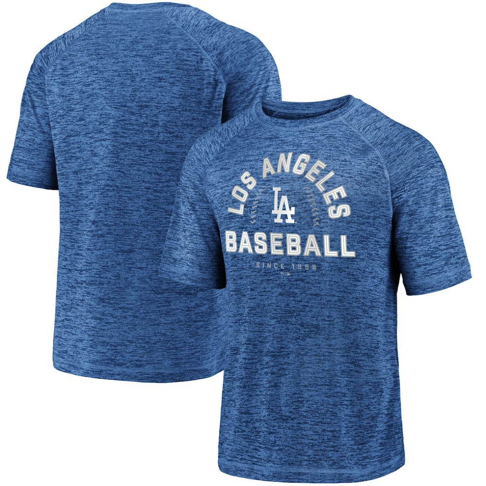 Los Angeles Dodgers Fanatics Line Up Primary Threat Striated T-Shirt Online