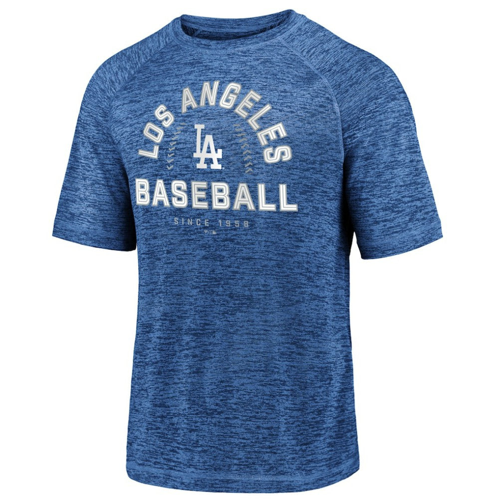 Los Angeles Dodgers Fanatics Line Up Primary Threat Striated T-Shirt Online