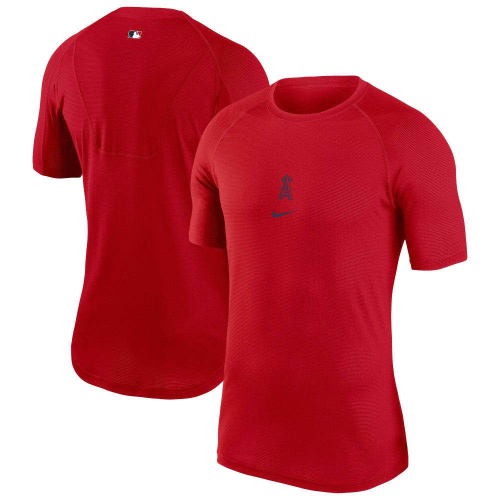 Los Angeles Angels Nike Authentic Collection Performance Raglan T-Shirt Online