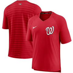 Washington Nationals Nike Authentic Collection Pregame Performance V-Neck T-Shirt Online
