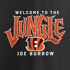 Joe Burrow Cincinnati Bengals Women's Jungle Joe V-Neck T-Shirt - Black - NFL