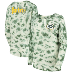 Green Bay Packers New Era Women's Tie-Dye Long Sleeve T-Shirt - Green - NFL