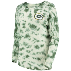 Green Bay Packers New Era Women's Tie-Dye Long Sleeve T-Shirt - Green - NFL