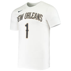 Nike Zion Williamson New Orleans Pelicans Name & Number Performance T-Shirt White