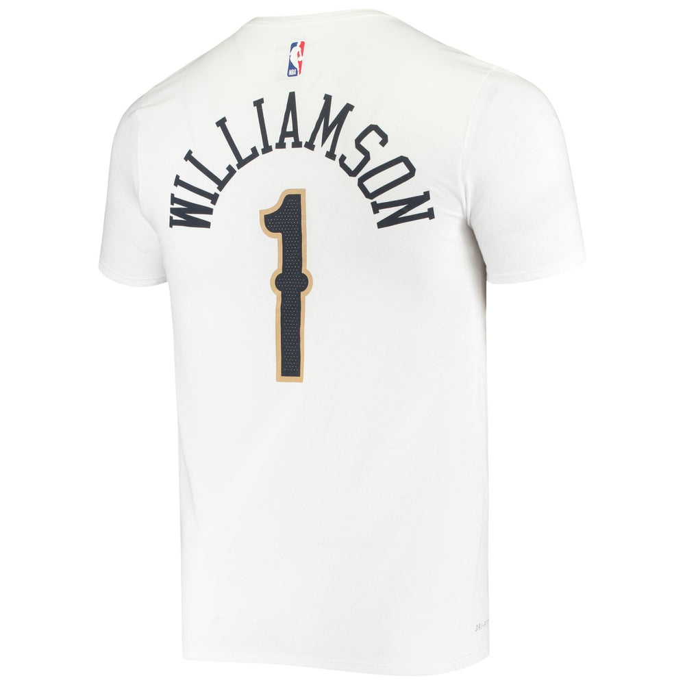 Nike Zion Williamson New Orleans Pelicans Name & Number Performance T-Shirt White