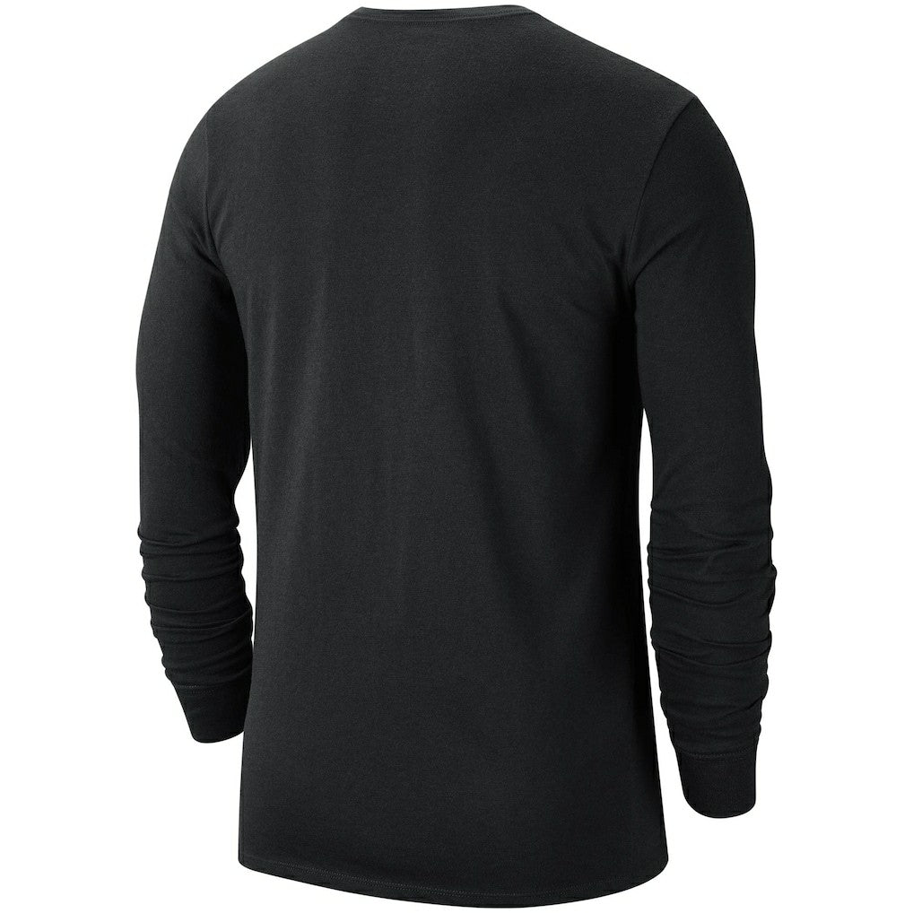 Nike Philadelphia 76ers Courtside Chrome Long Sleeve T-Shirt Black