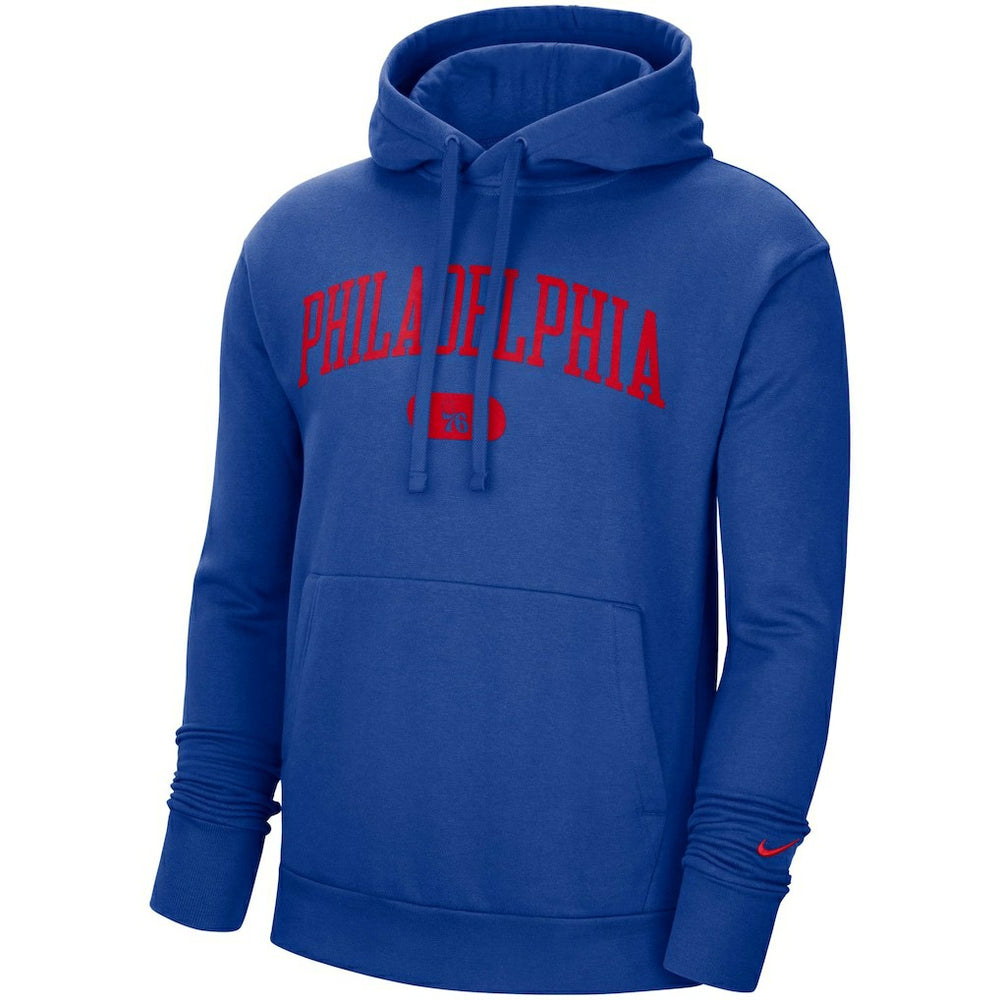 Nike Philadelphia 76ers Heritage Essential Pullover Hoodie Royal