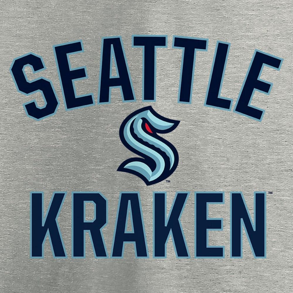 Seattle Kraken Fanatics Victory Arch T-Shirt - Heather Gray | Fanatics on sale