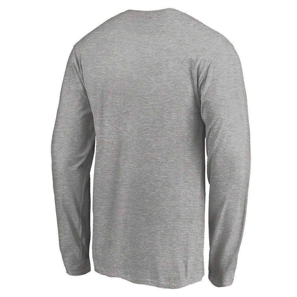 Los Angeles Chargers On Side Stripe Long Sleeve T-Shirt - Heathered Gray - Fanatics