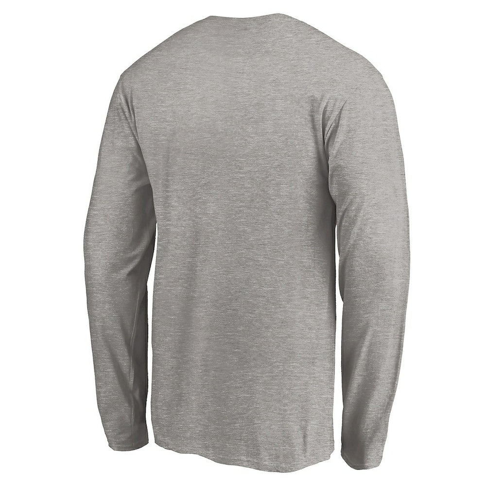 Los Angeles Chargers On Side Stripe Long Sleeve T-Shirt - Heathered Gray - Fanatics