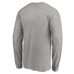 Los Angeles Chargers On Side Stripe Long Sleeve T-Shirt - Heathered Gray - Fanatics