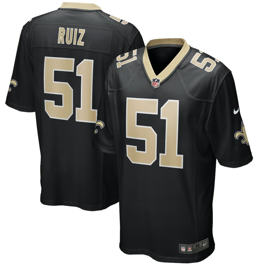 Cesar Ruiz New Orleans Saints Player Game Jersey - Black - Nike