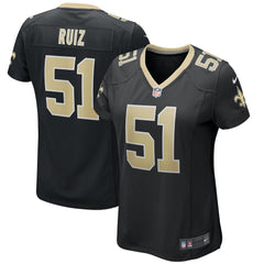 Cesar Ruiz New Orleans Saints Women's Game Jersey - Black - Nike