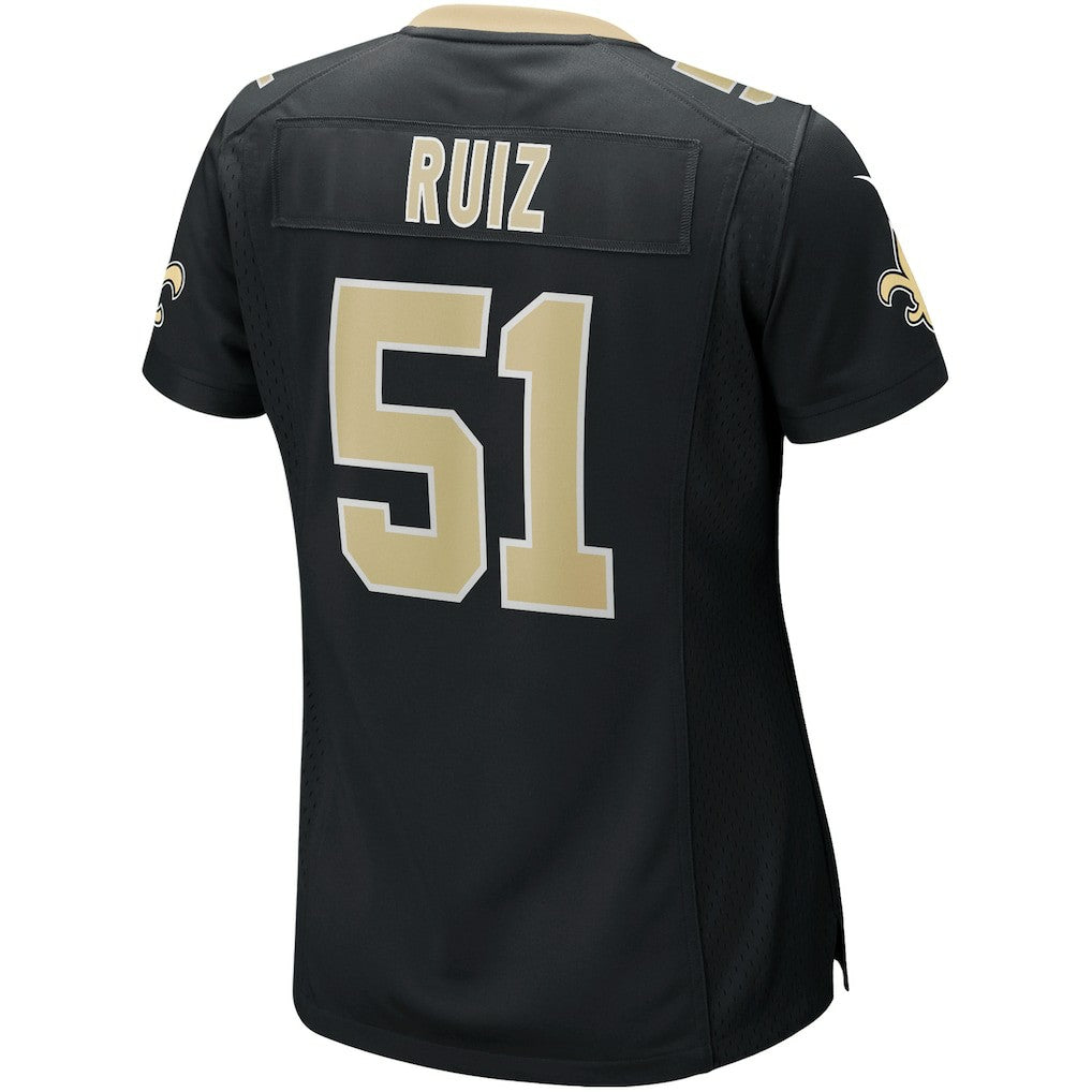 Cesar Ruiz New Orleans Saints Women's Game Jersey - Black - Nike