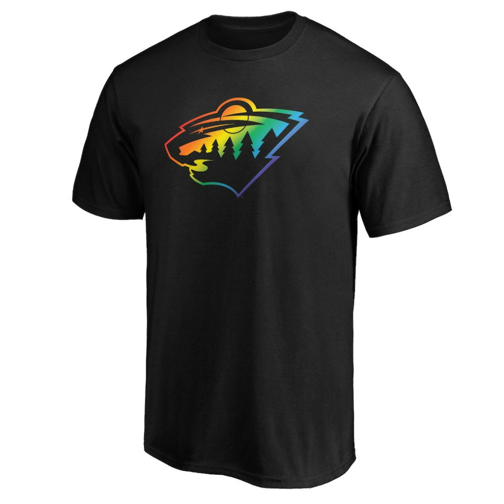 Minnesota Wild Team Pride Logo T-Shirt - Black | NHL sale