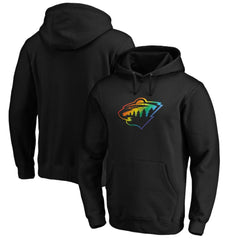 Minnesota Wild Team Pride Logo Pullover Hoodie - Black | NHL sale