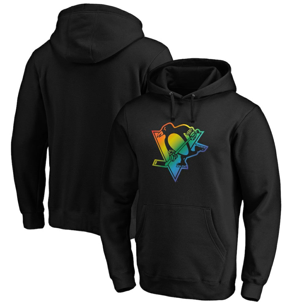 Pittsburgh Penguins Team Pride Logo Pullover Hoodie - Black | NHL near me