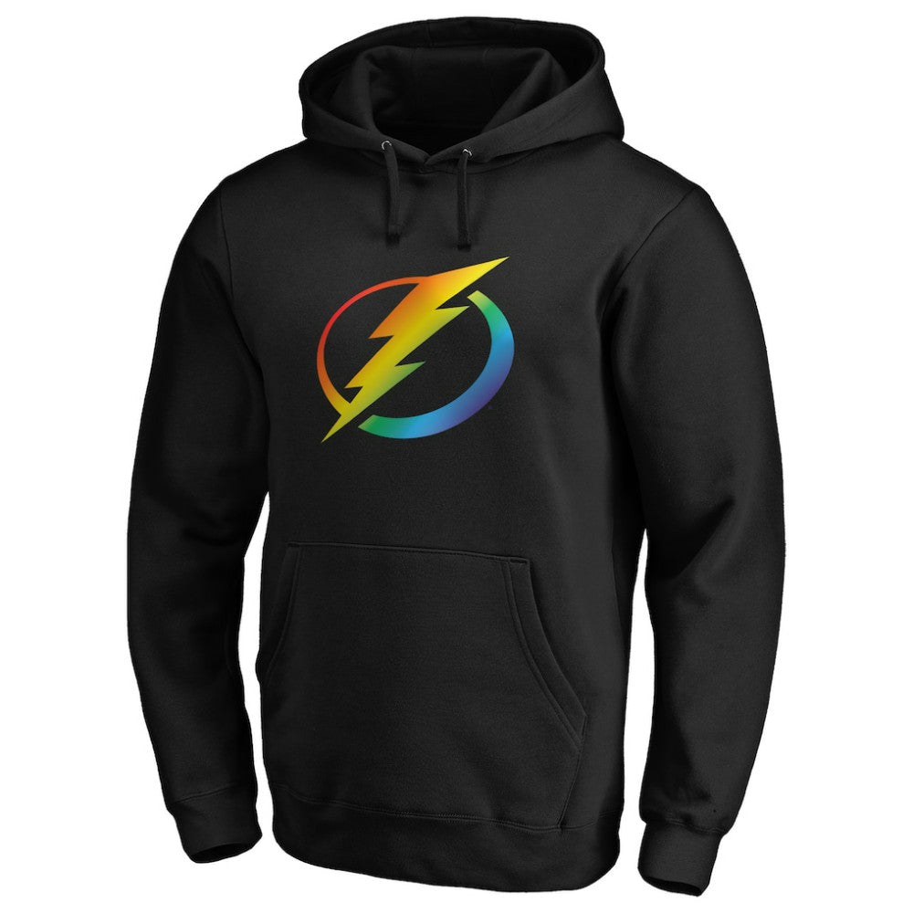 Tampa Bay Lightning Team Pride Logo Pullover Hoodie - Black | NHL sale