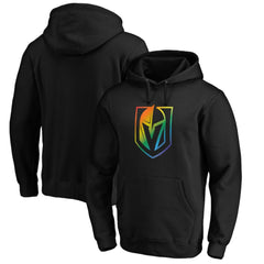 Vegas Golden Knights Team Pride Logo Pullover Hoodie - Black | NHL Clearance