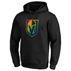 Vegas Golden Knights Team Pride Logo Pullover Hoodie - Black | NHL Clearance