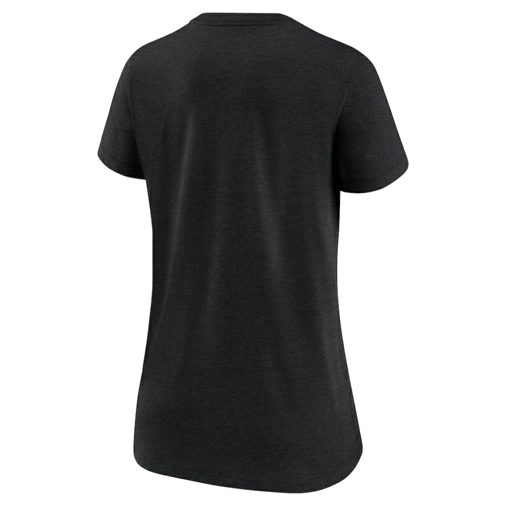 Miami Marlins Nike Women's Authentic Collection Tri-Blend V-Neck T-Shirt for sale