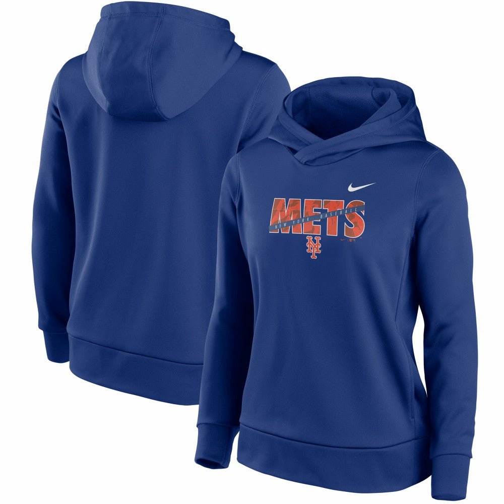 New York Mets Nike Women's Club Angle Performance Pullover Hoodie for sale