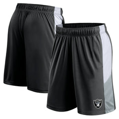 Las Vegas Raiders Prep Colorblock Shorts - Black - Fanatics