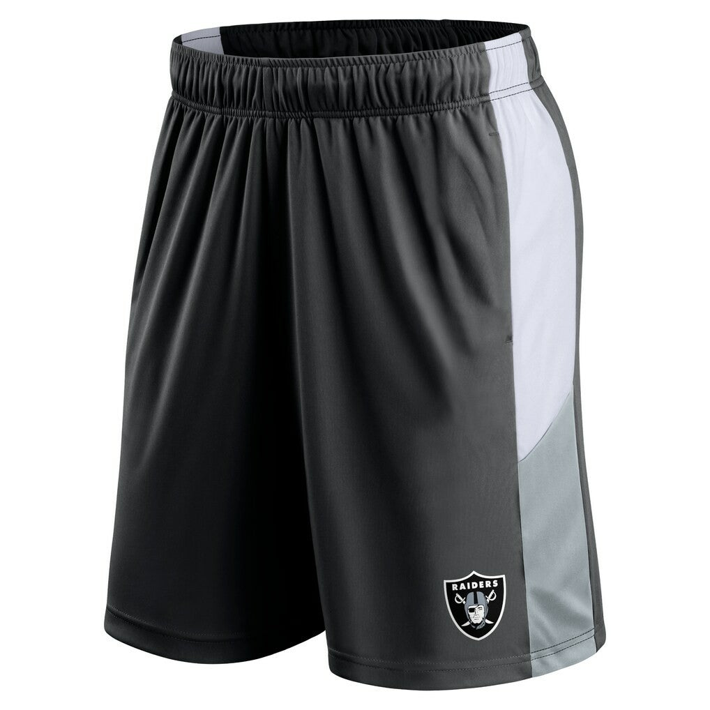 Las Vegas Raiders Prep Colorblock Shorts - Black - Fanatics