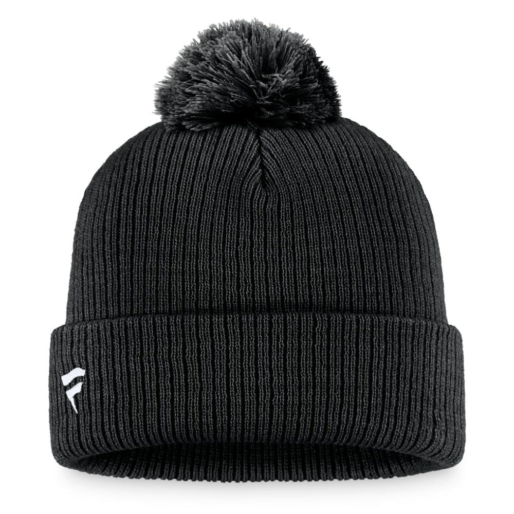 Pittsburgh Penguins Fanatics Primary Logo Cuffed Knit Hat with Pom - Black | Fanatics sale