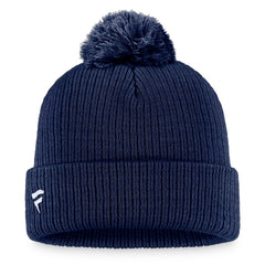 St. Louis Blues Fanatics Primary Logo Cuffed Knit Hat with Pom - Navy | Fanatics discount