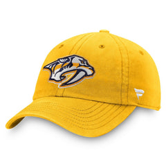Nashville Predators Fanatics Core Primary Logo Adjustable Hat - Gold | Fanatics Clearance