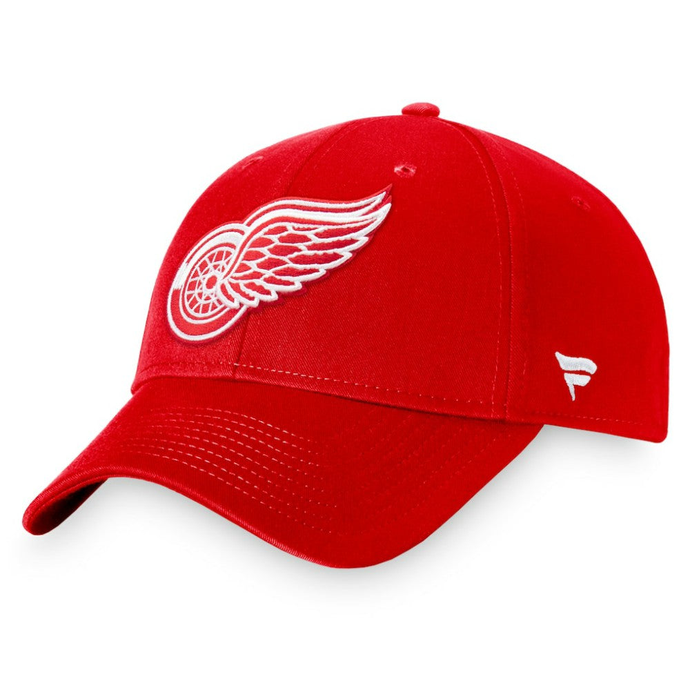 Detroit Red Wings Fanatics Core Adjustable Hat - Red | Fanatics on sale