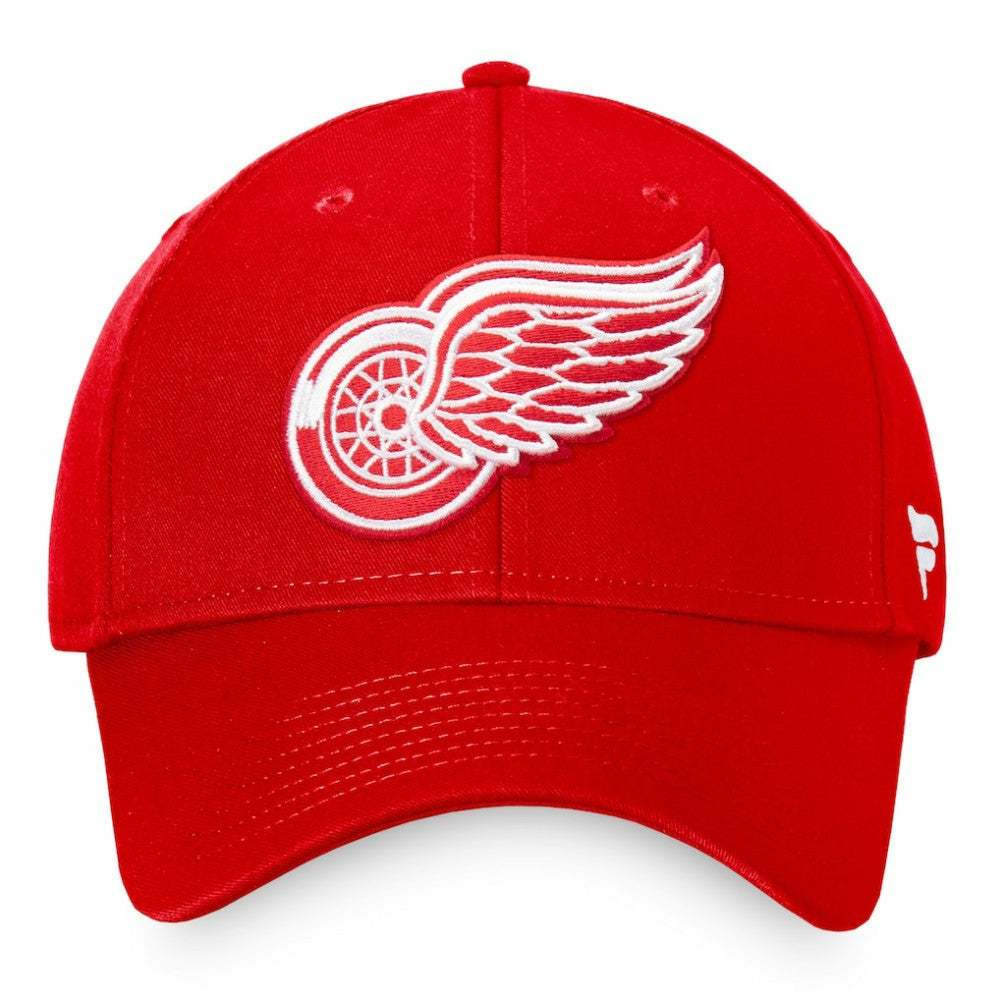 Detroit Red Wings Fanatics Core Adjustable Hat - Red | Fanatics on sale