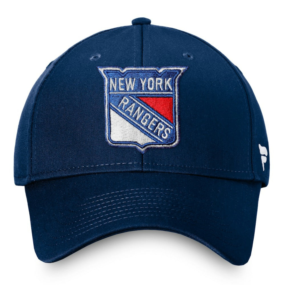 New York Rangers Fanatics Core Adjustable Hat - Navy | Fanatics Lifestyle