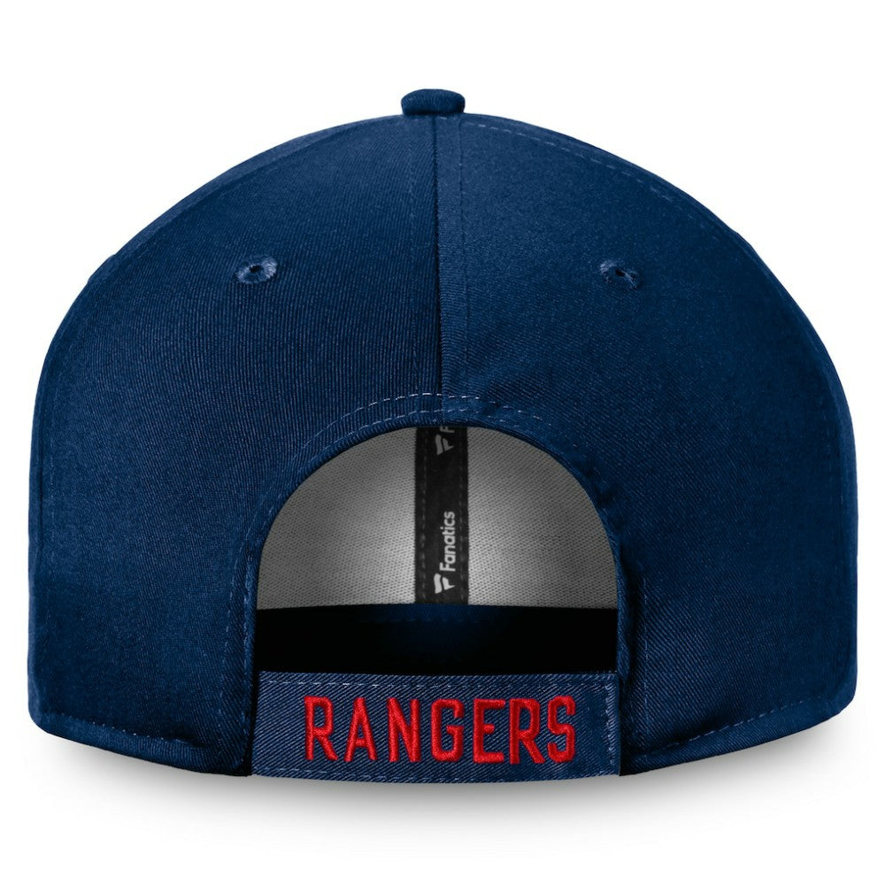 New York Rangers Fanatics Core Adjustable Hat - Navy | Fanatics Lifestyle