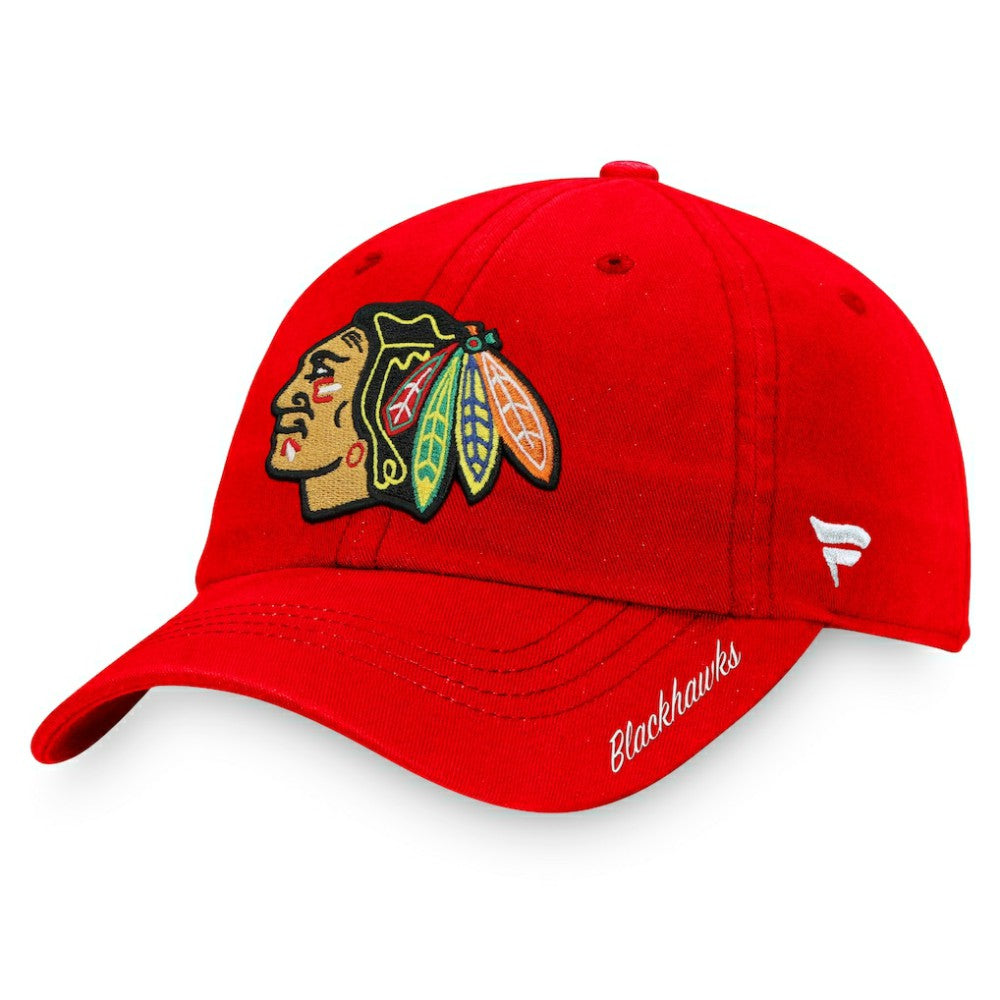 Chicago Blackhawks Fanatics Women's Core Primary Logo Adjustable Hat - Red | Fanatics online