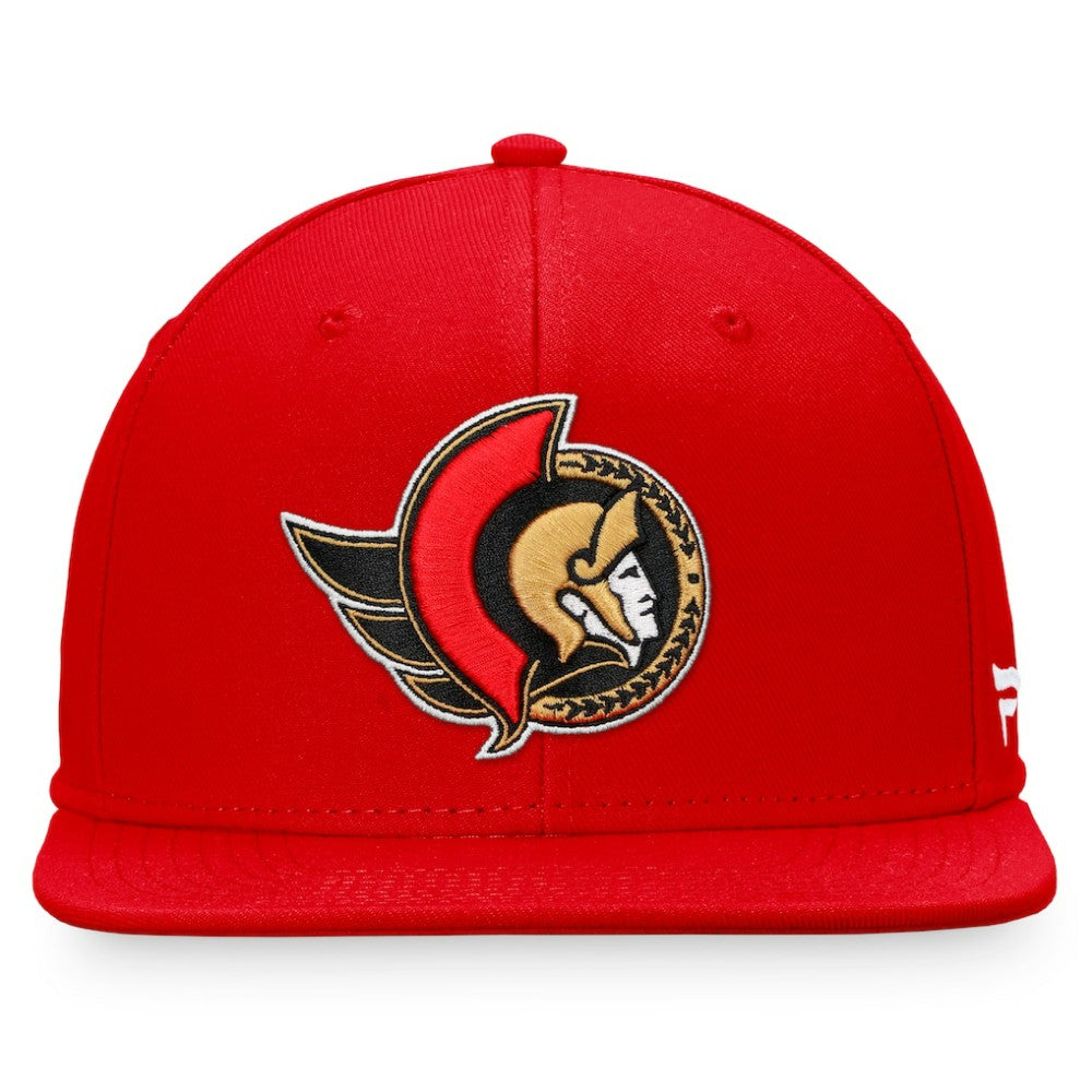 Ottawa Senators Fanatics Core Primary Logo Fitted Hat - Red | Fanatics Lifestyle