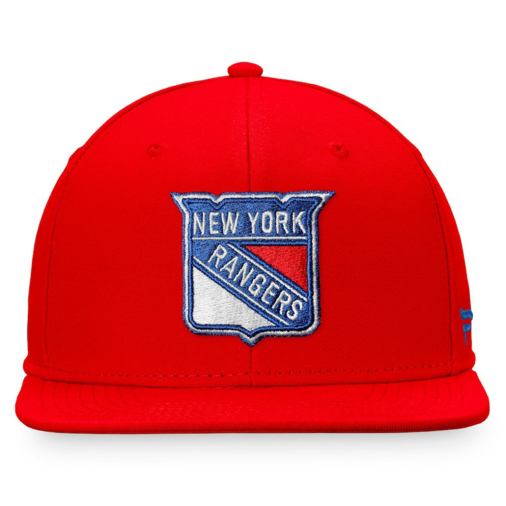 New York Rangers Fanatics Core Primary Logo Fitted Hat - Red | Fanatics discount