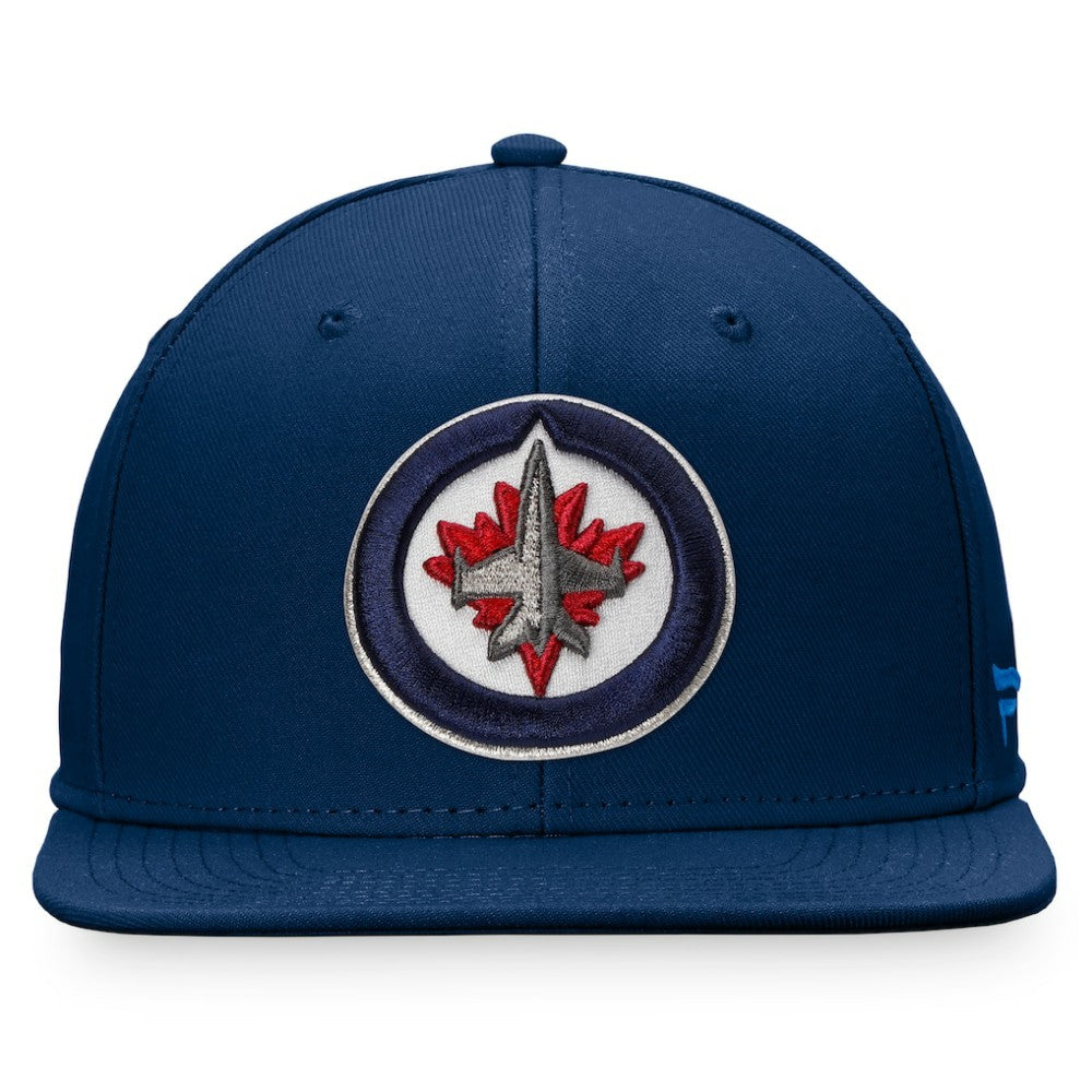Winnipeg Jets Fanatics Core Primary Logo Fitted Hat - Navy | Fanatics discount
