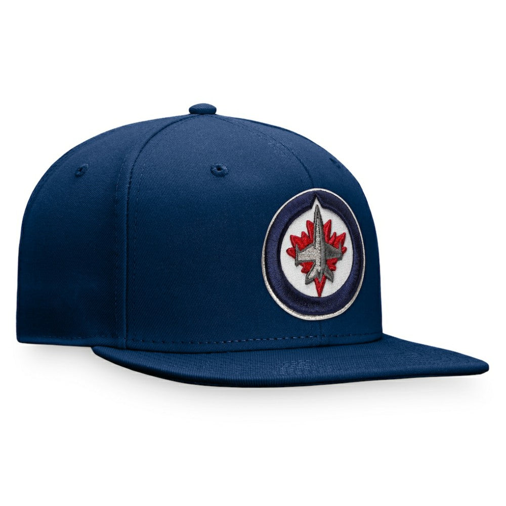 Winnipeg Jets Fanatics Core Primary Logo Fitted Hat - Navy | Fanatics discount