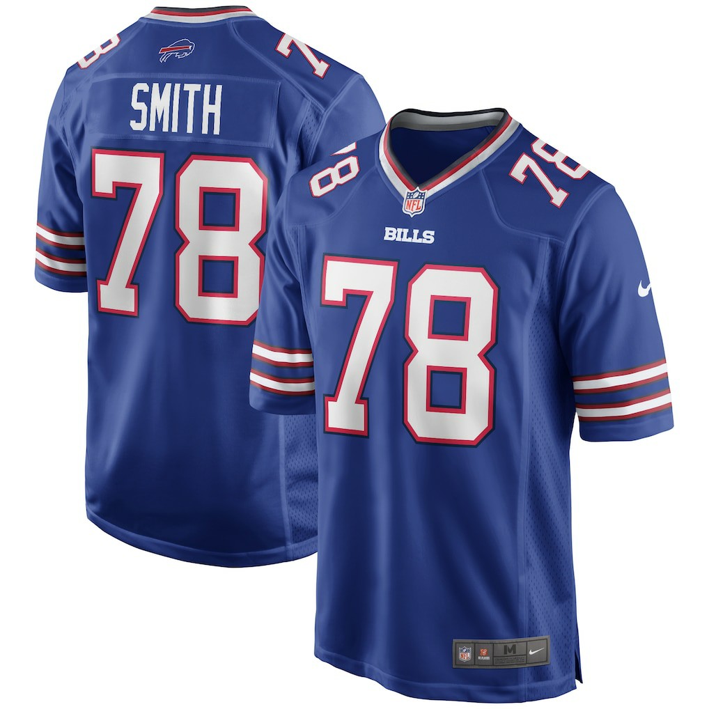 Bruce Smith Buffalo Bills Game Retired Player Jersey - Royal - Nike