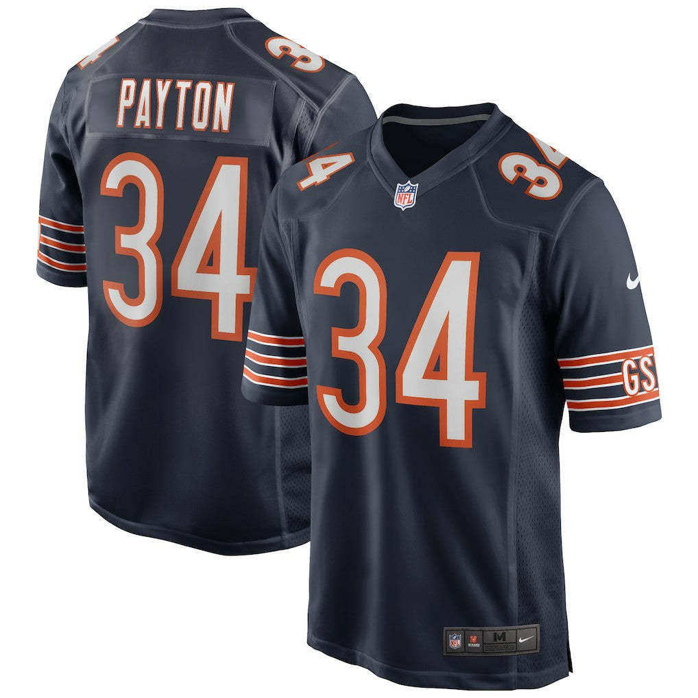 Walter Payton Chicago Bears Game Retired Player Jersey - Navy - Nike